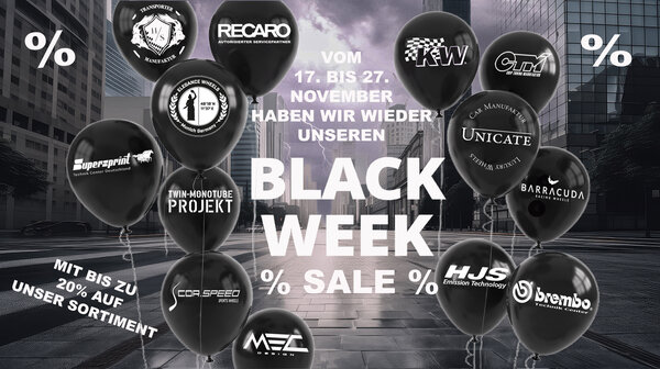 HS Motorsport BLACK WEEK Aktion 2025